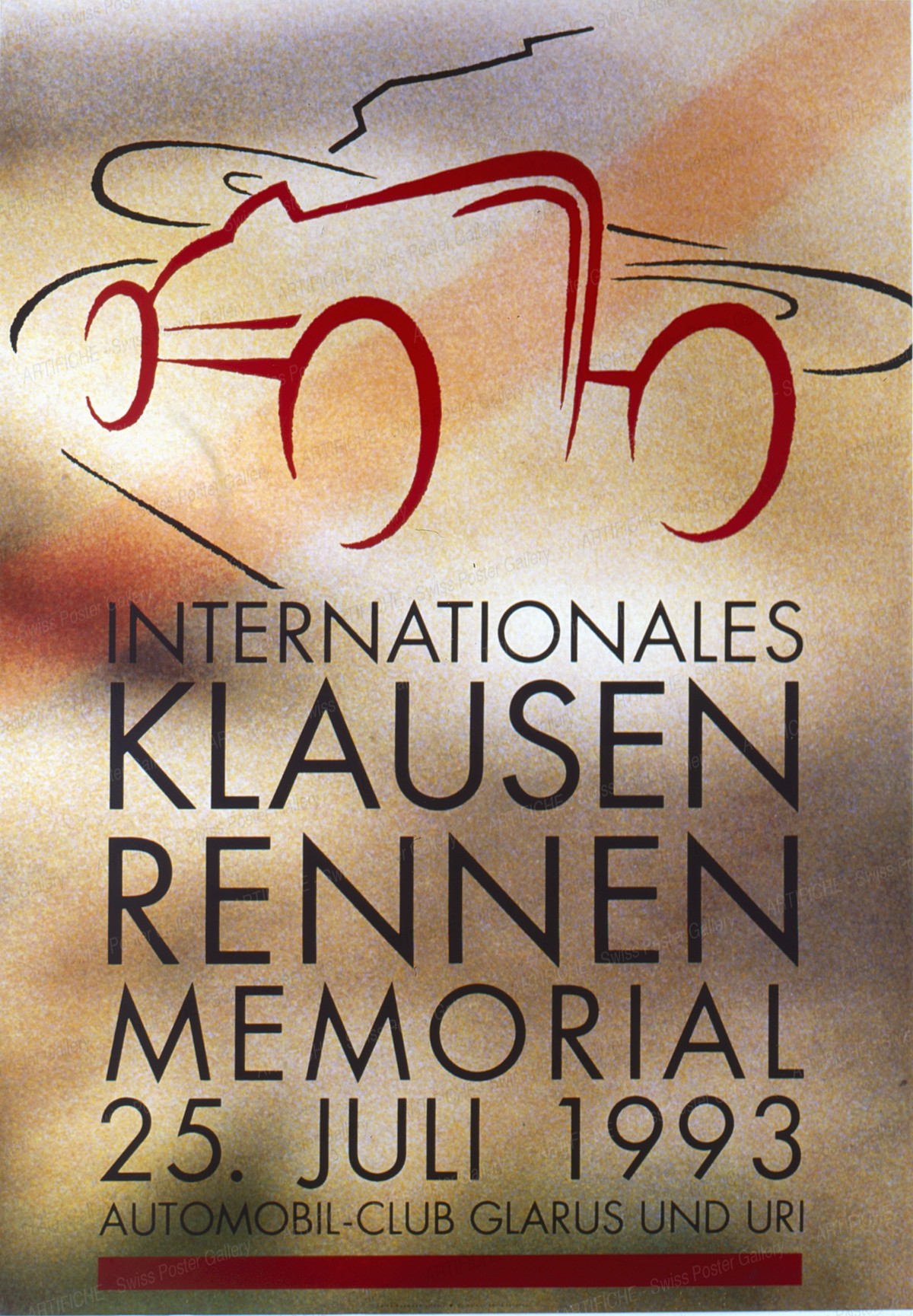 Internationales Klausen-Rennen – Memorial 1993 / Automobilclub Glarus und Uri, Heinz Baumann