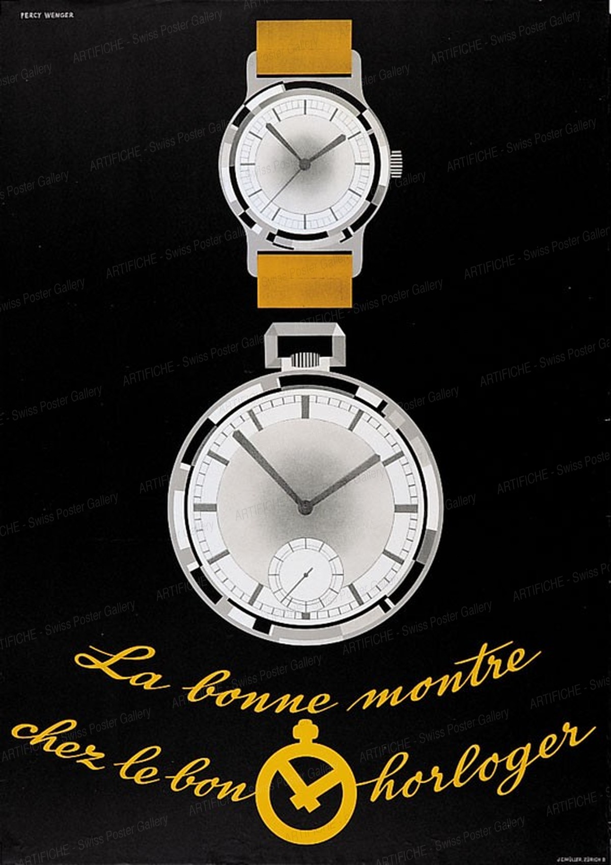 La bonne montre – chez le bon horloger, Percy Wenger