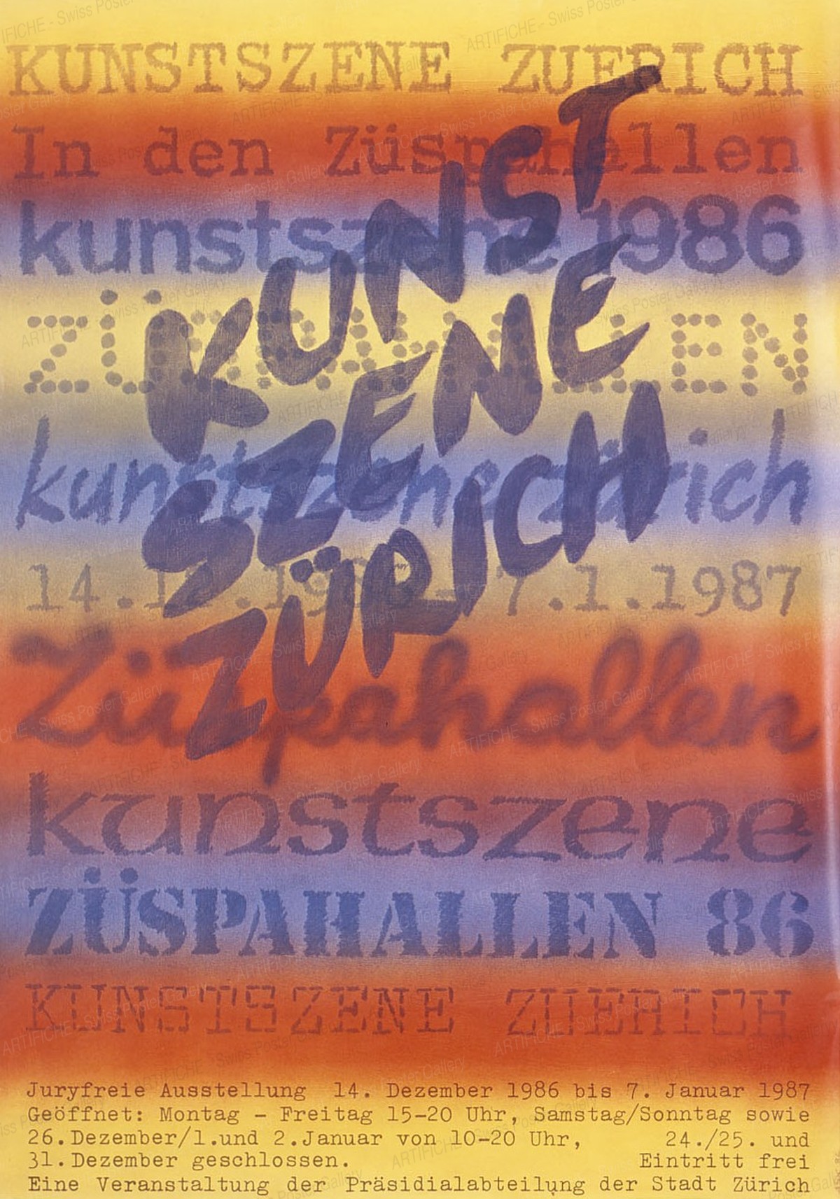 KUNSTSZENE ZÜRICH 1986, Monogram ASK