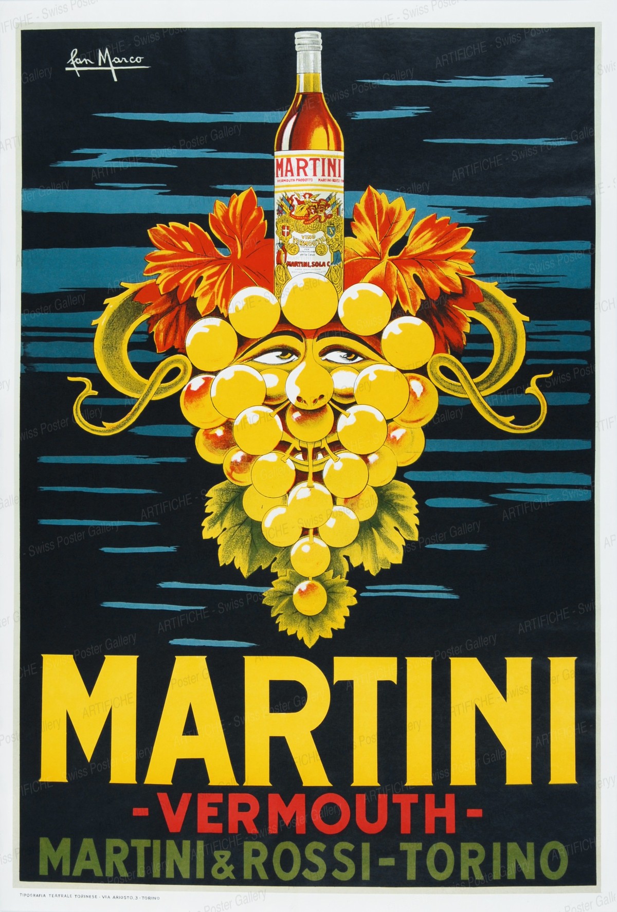 MARTINI – VERMOUTH – Martini & Rossi Torino (third edition), San Marco