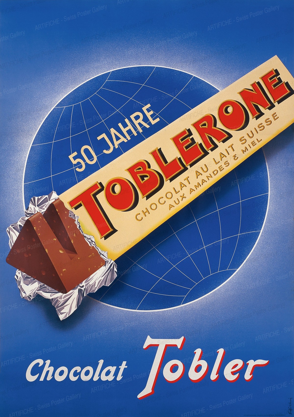 Toblerone (50 Years) Chocolate, E. Kühni