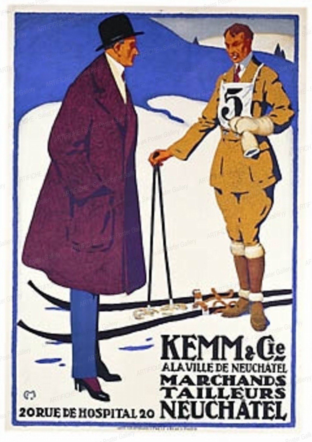 Kemm & Cie., Neuchâtel, Carl Franz Moos