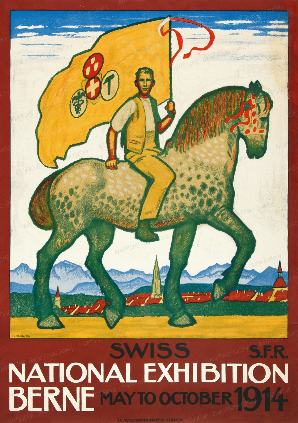 Swiss National Exhibition Berne – May to October 1914, Emil Cardinaux