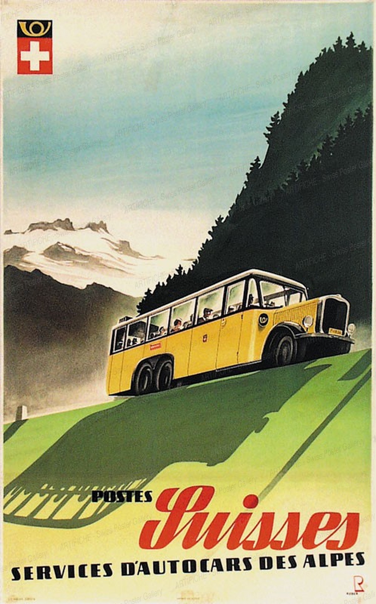 Swiss Post Buses – Swiss Alpine Postal Motor Coaches, Bernhard Reber