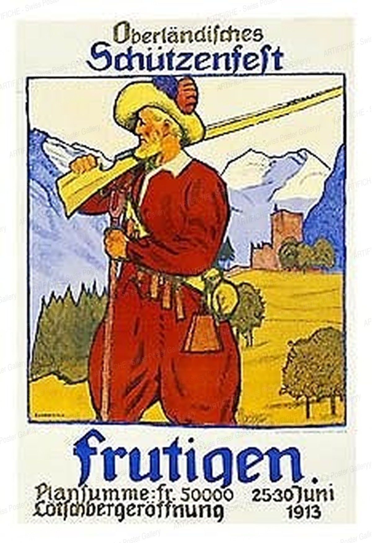 Shooting competition Frutigen 1913, Emil Cardinaux