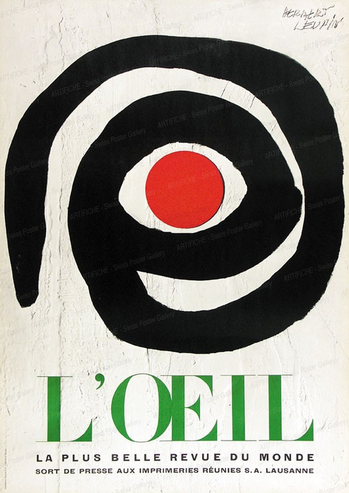 L’Oeil – The world’s best magazine, Herbert Leupin
