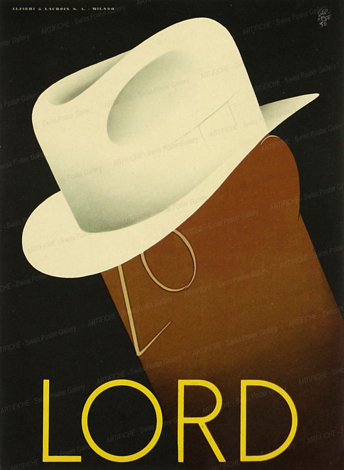 LORD (vintage print ad, mounted; size 33 x 42 cm), Paolo F. Garretto