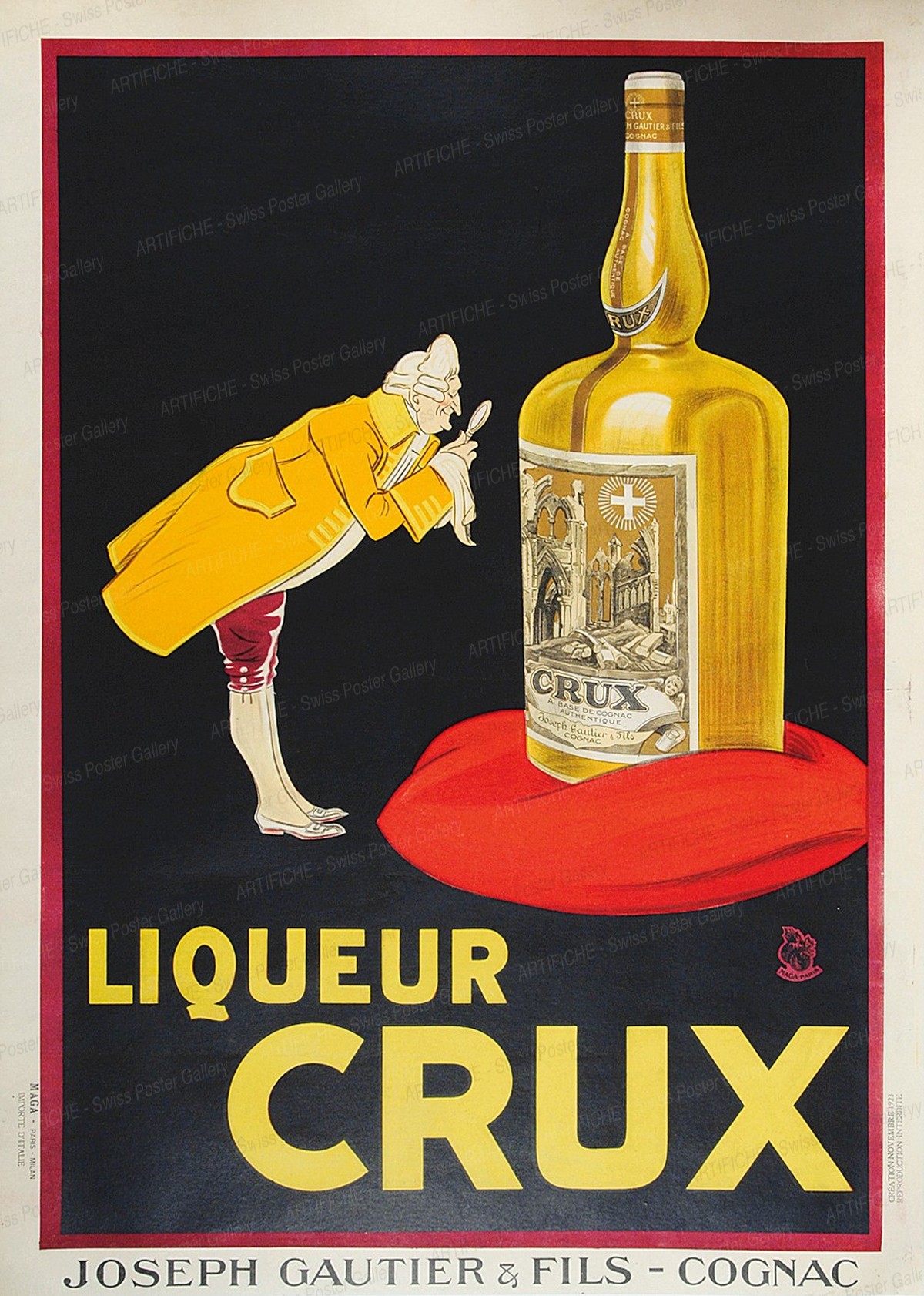 Liqueur CRUX, Luciano Achille / for MAGA Mauzan