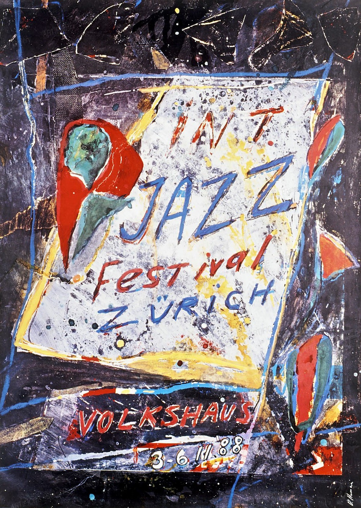 Zurich Jazz Festival 1988, Daniel Humair
