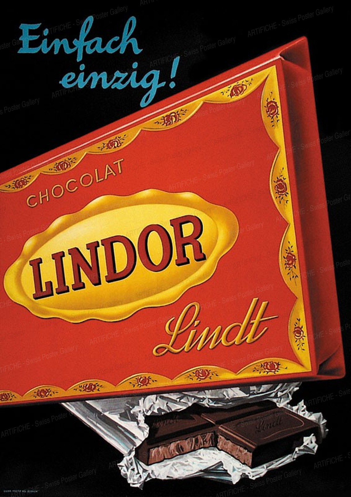 LINDOR – Einfach einzig – Lindt Chocolat, Artist unknown