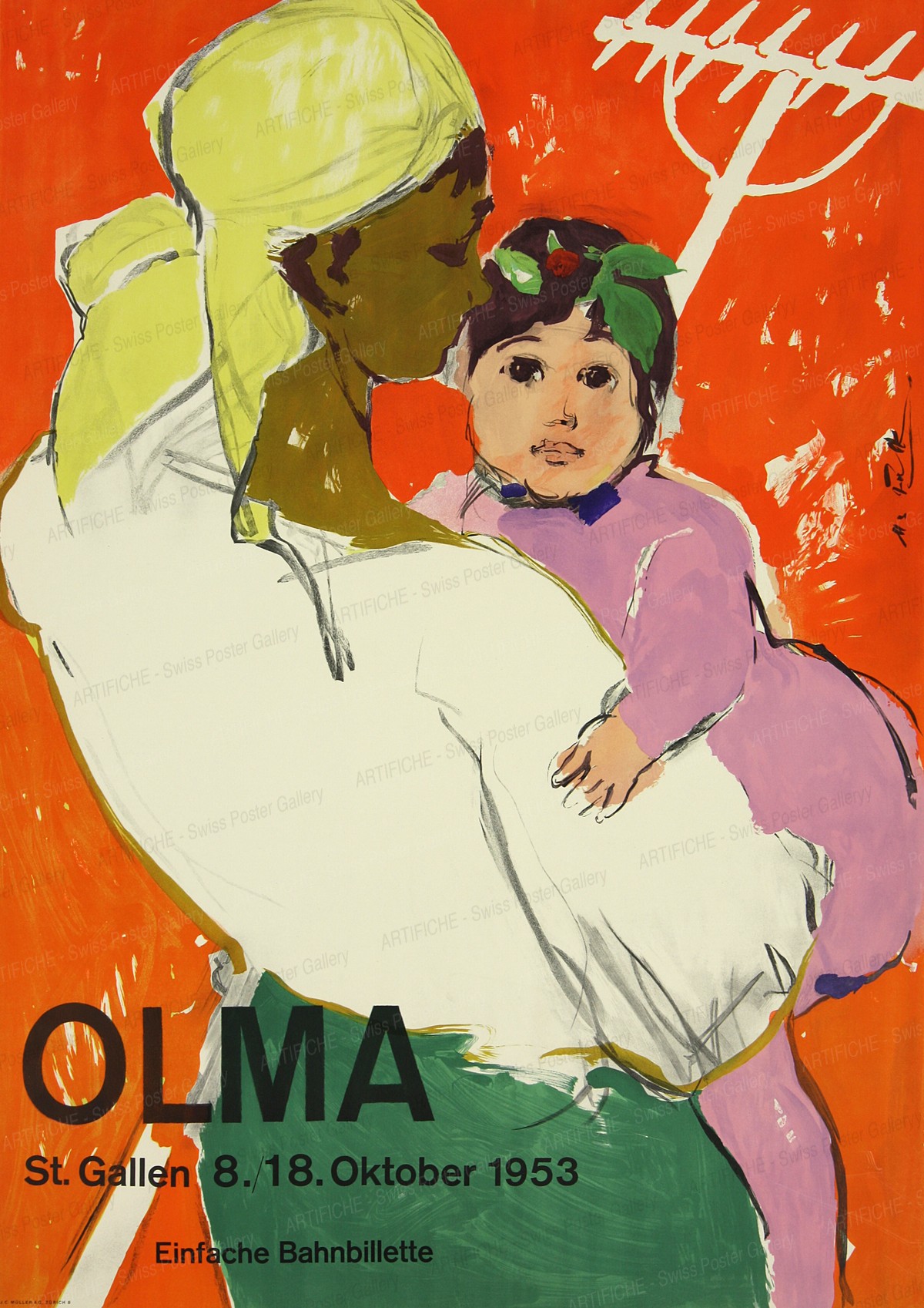 OLMA St. Gallen 8. – 18. Oktober 1953, Hans Falk
