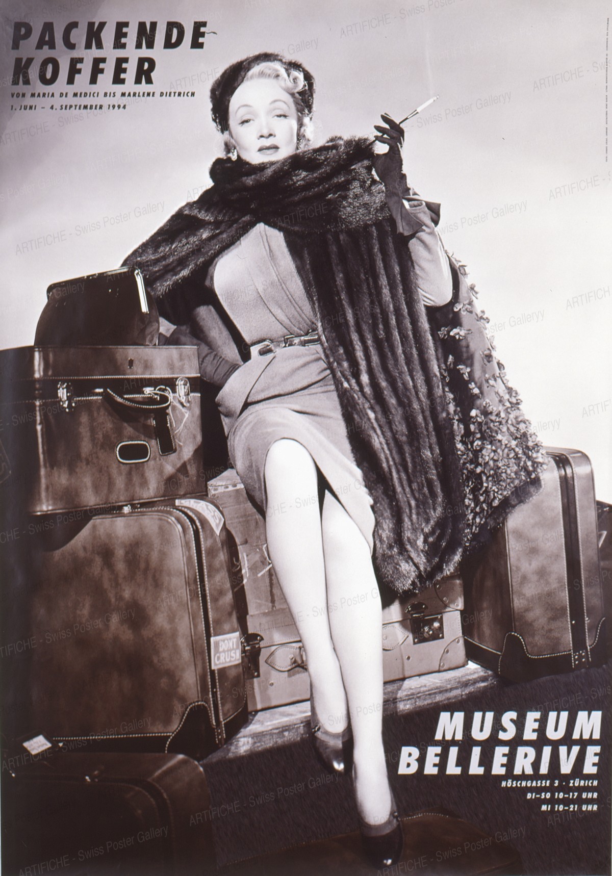 Museum Bellerive – Packende Koffer – Marlene Dietrich, René Gauch