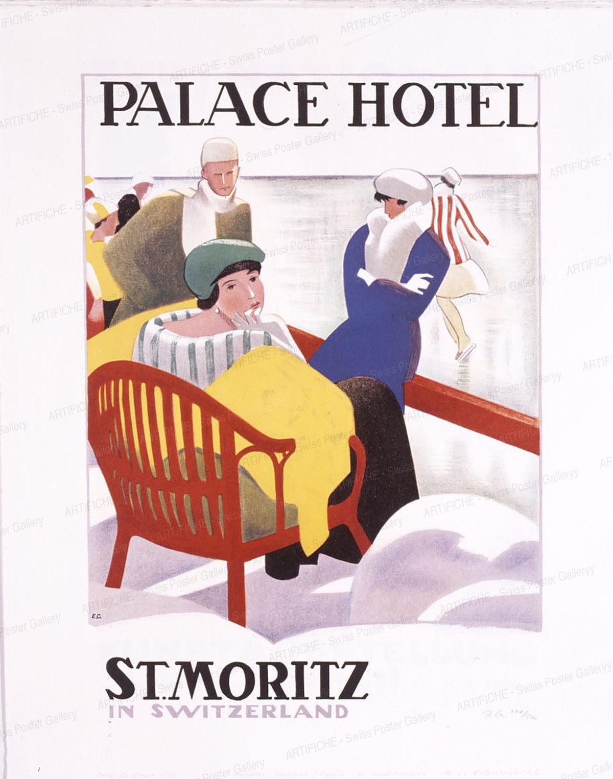 PALACE HOTEL – ST. MORITZ SWITZERLAND, Cardinaux, Emil, d‘après
