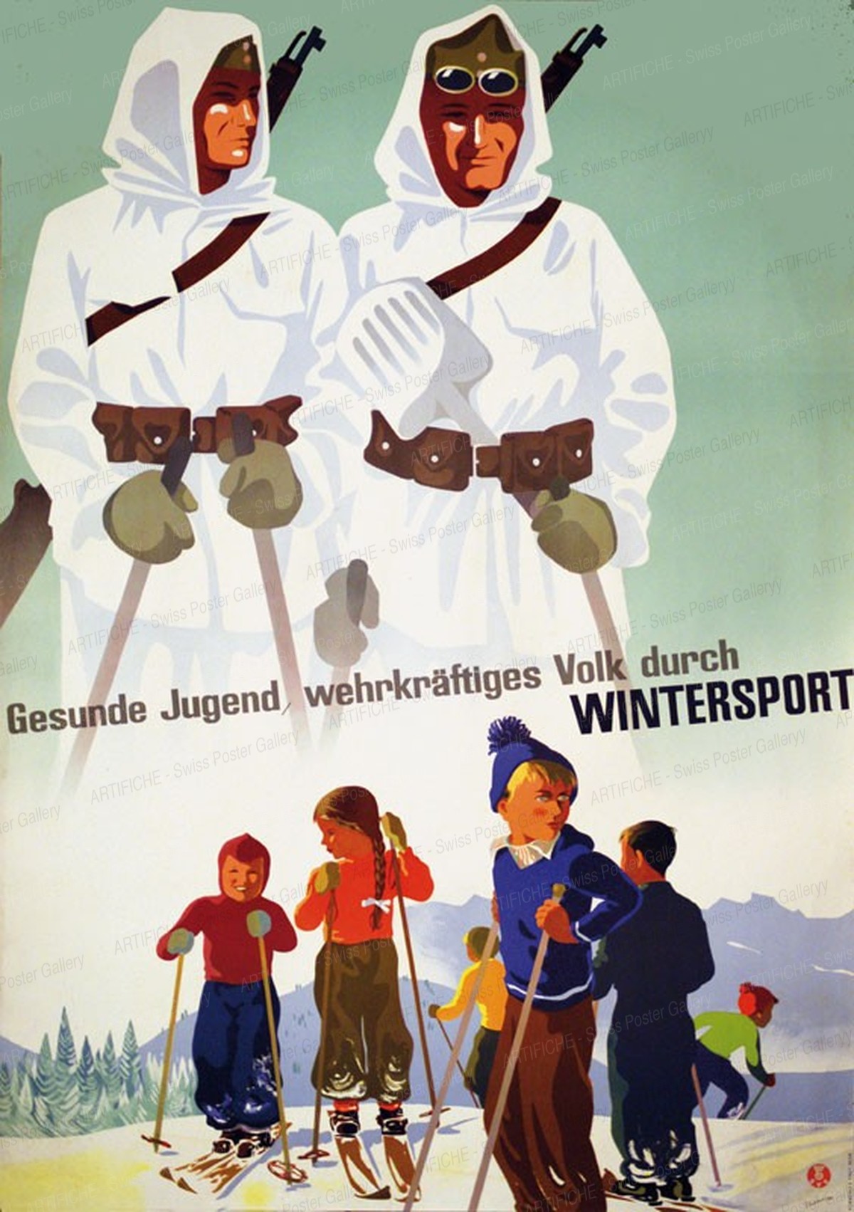 Gesunde Jugend, wehrkräftiges Volk durch Wintersport, Hans Thöni