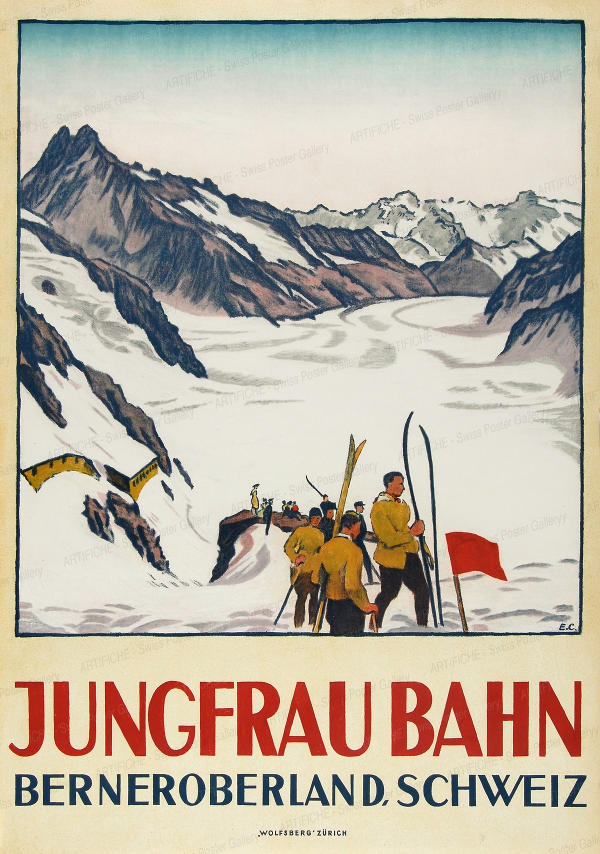 Jungfrau Railway – Bernese Oberland – Switzerland, Emil Cardinaux
