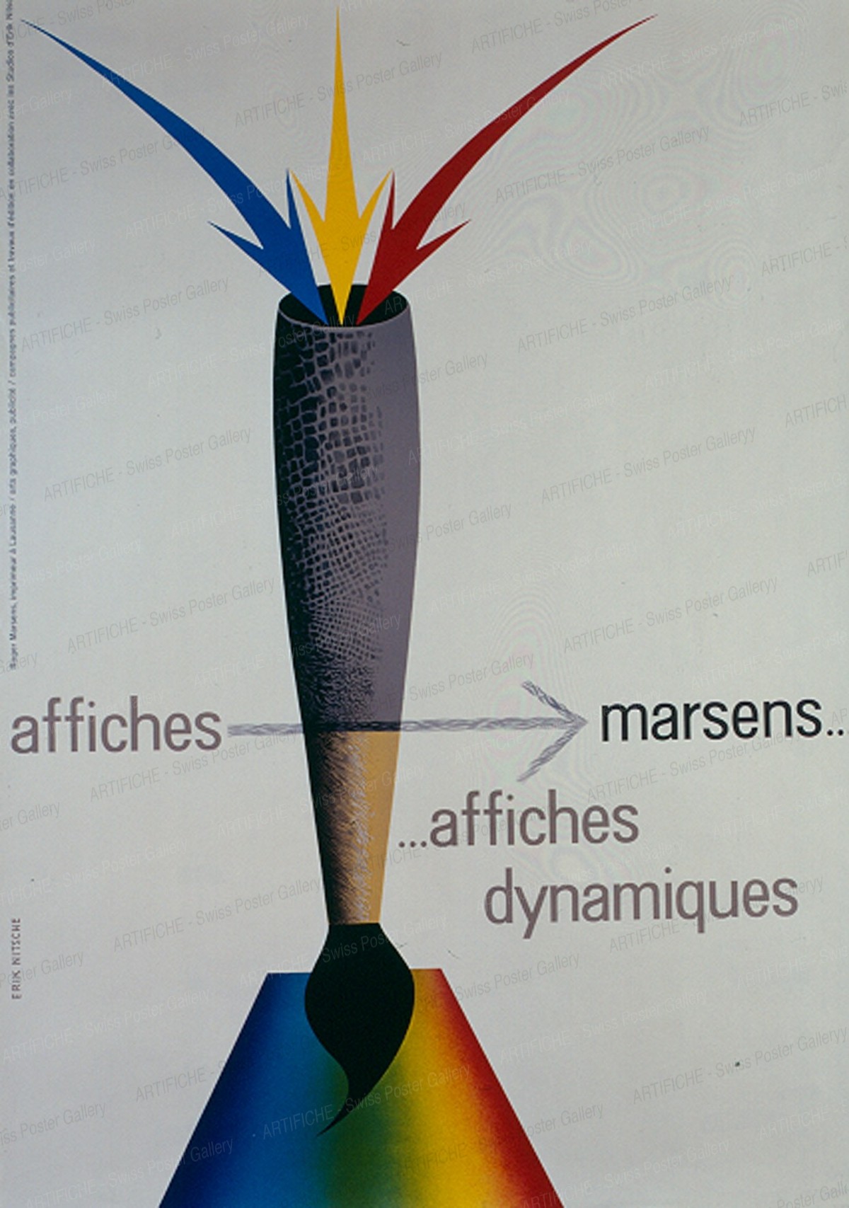 Affiches Marsens … affiches dynamiques, Erik Nitsche