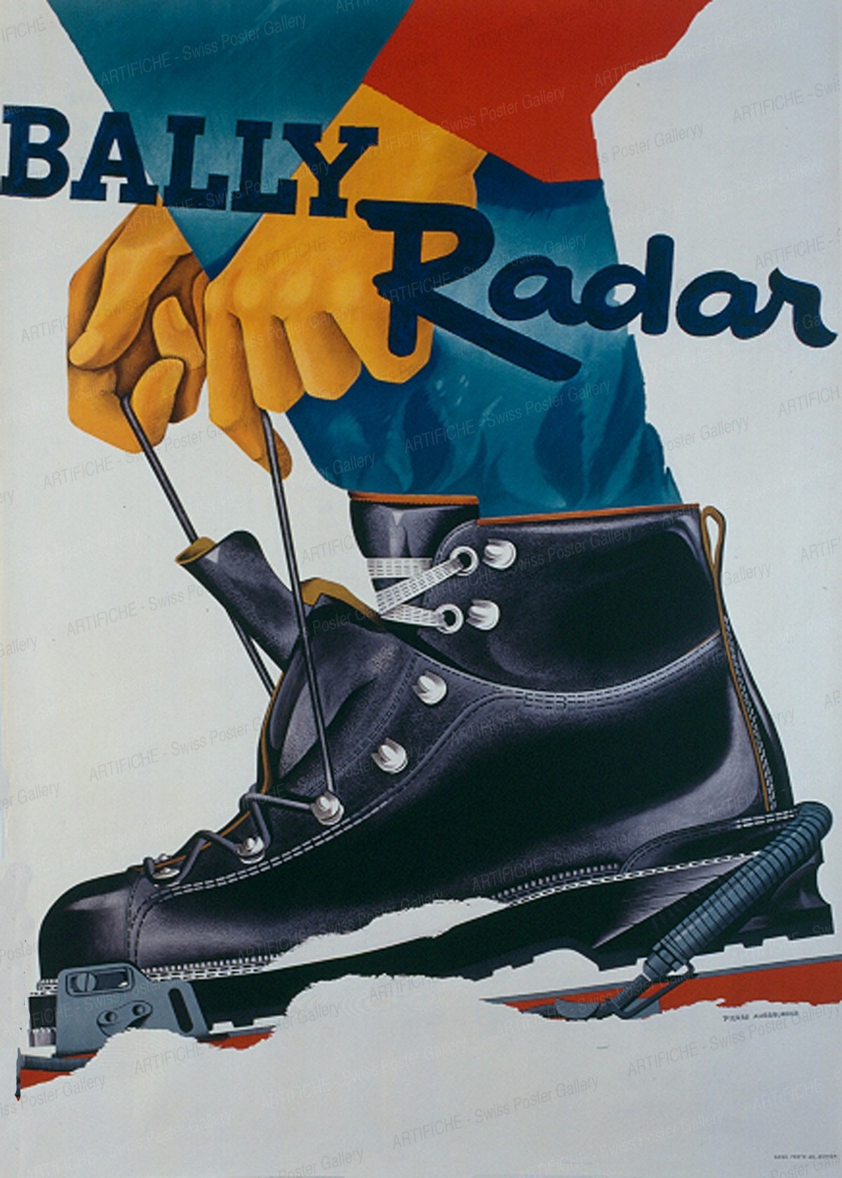 Bally Radar Ski Shoes, Pierre Augsburger