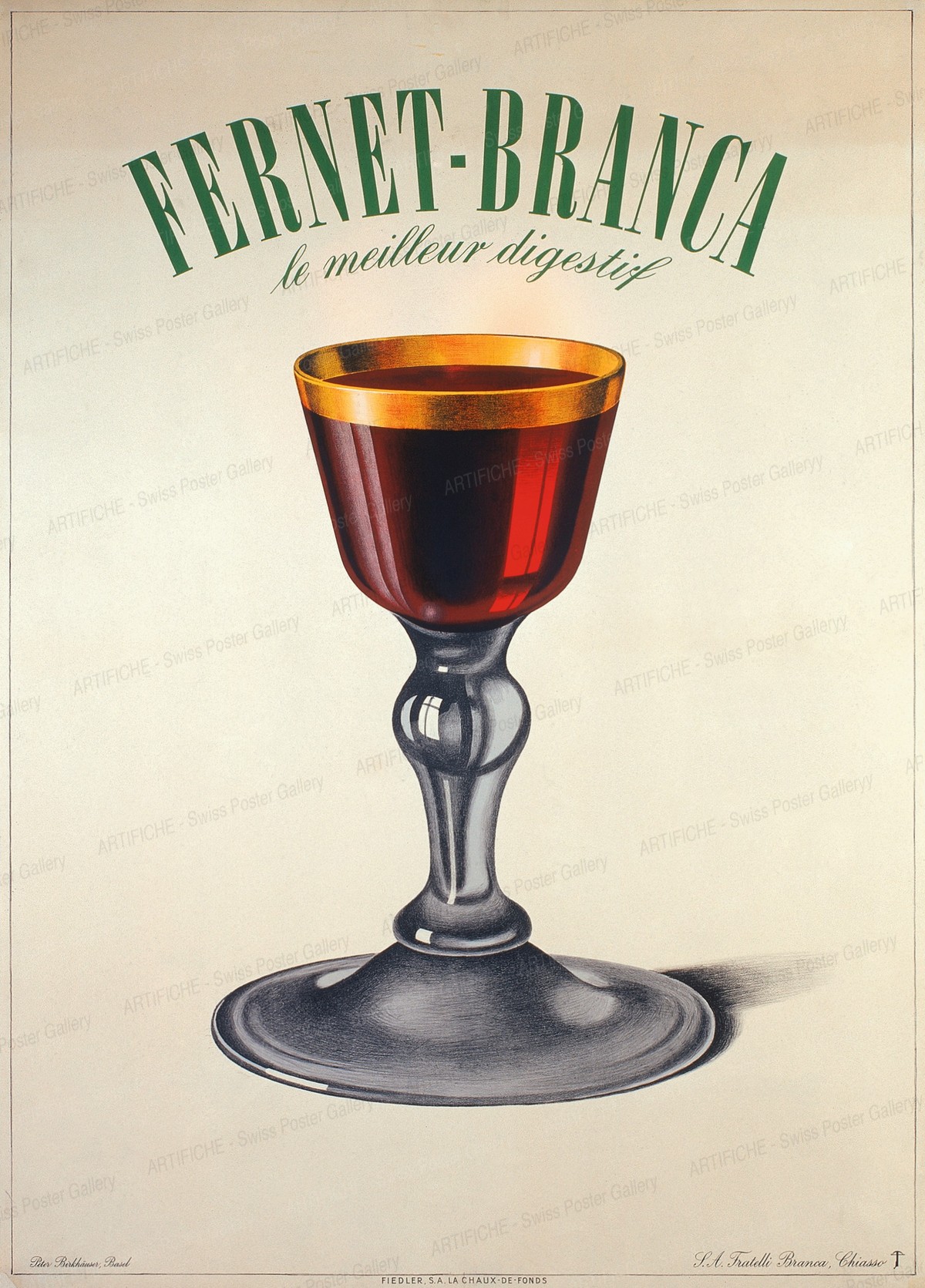 Fernet Branca – le meilleur digestif, Peter Birkhäuser