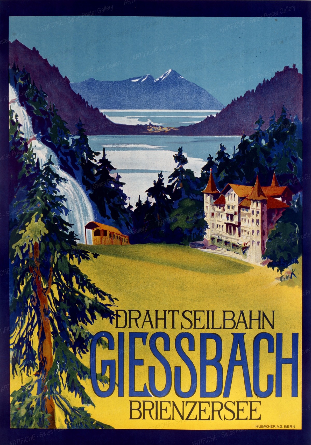 Drahtseilbahn GIESSBACH – Brienzersee, Erica von Kager