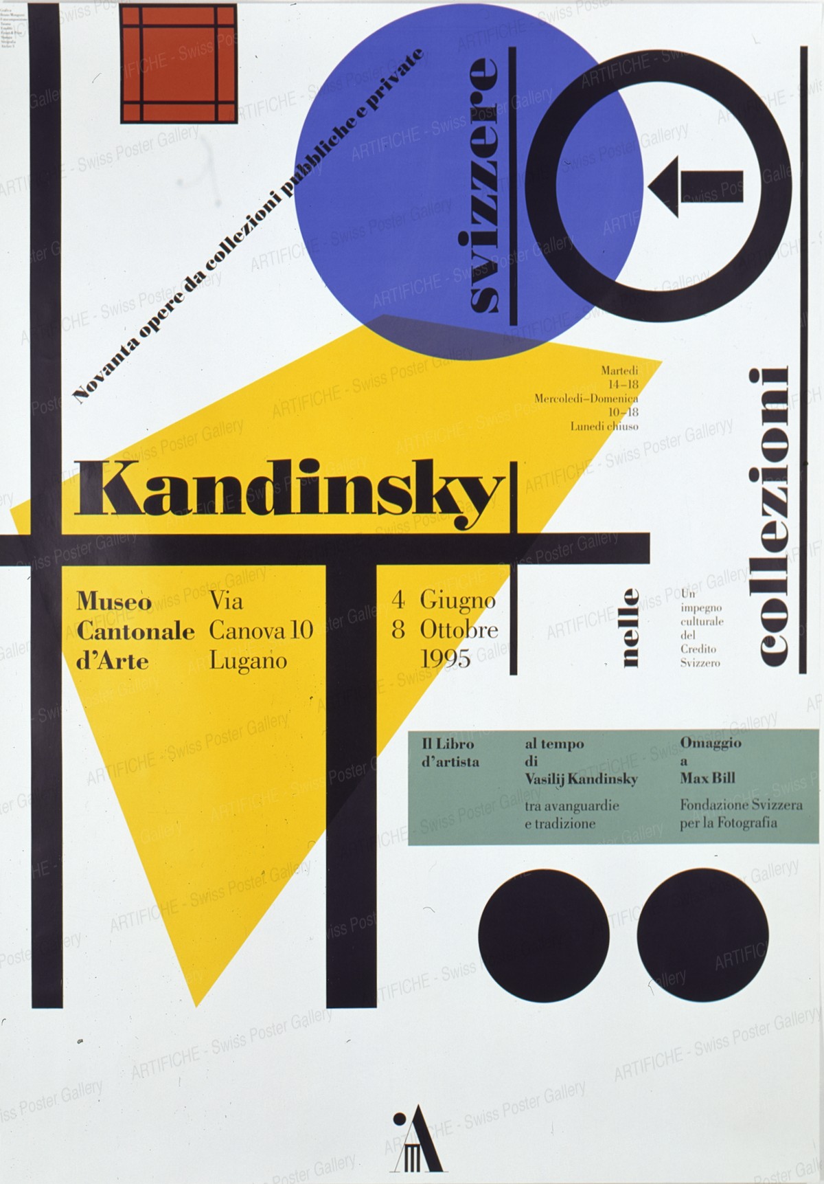 Museo Cantonale d’Arte Lugano – Kandinsky – Bill, Bruno Monguzzi