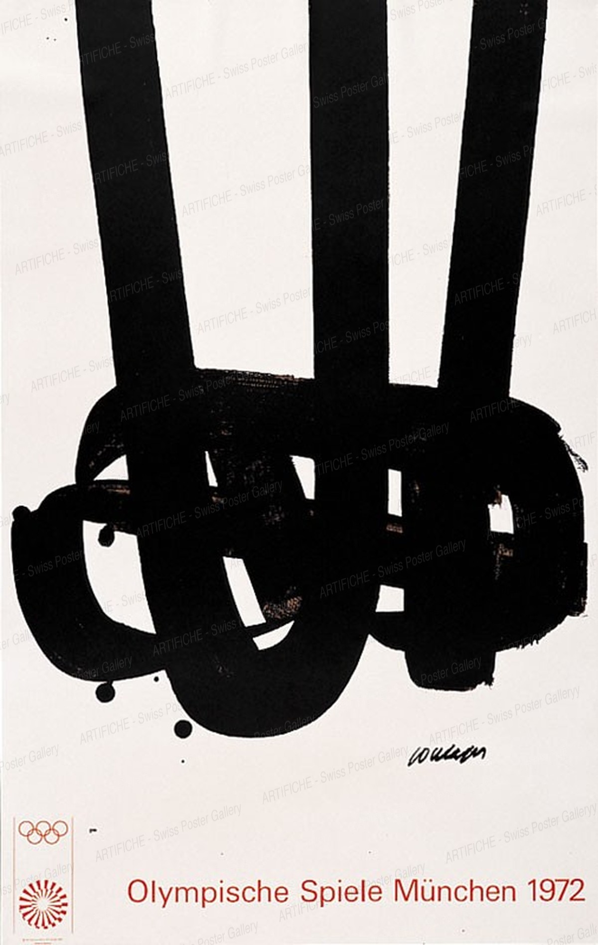 Munich Olympic Games 1972, Pierre Soulages