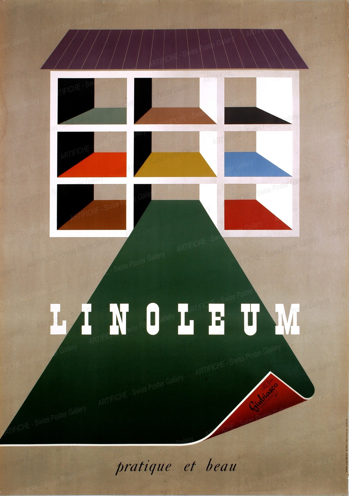 Linoleum – pratique et beau, Hans Hartmann