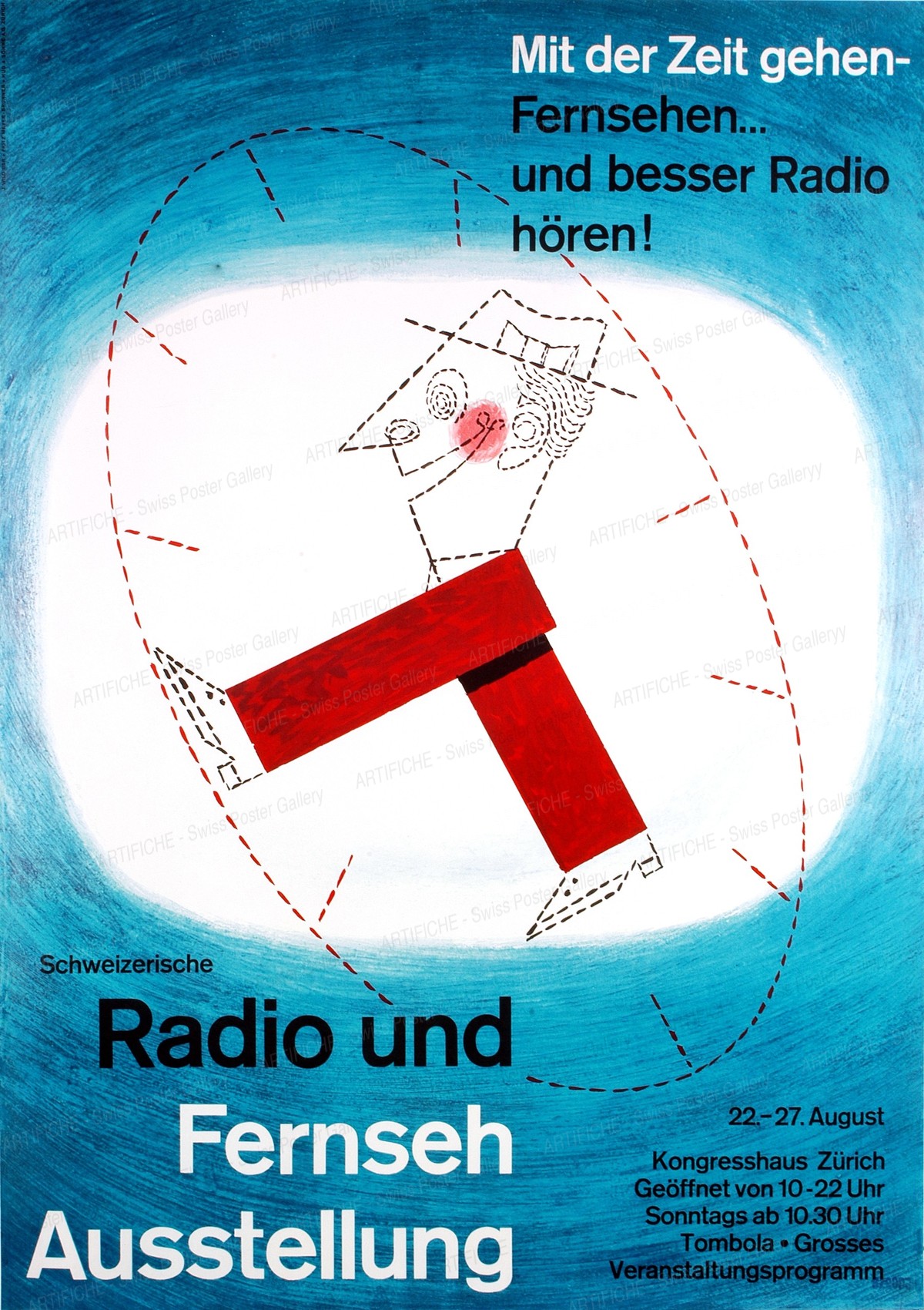 Mit der Zeit gehen – Fernsehen und besser Radio hören -Radio & Fernseh Ausstellung, Fritz Meyer-Brunner