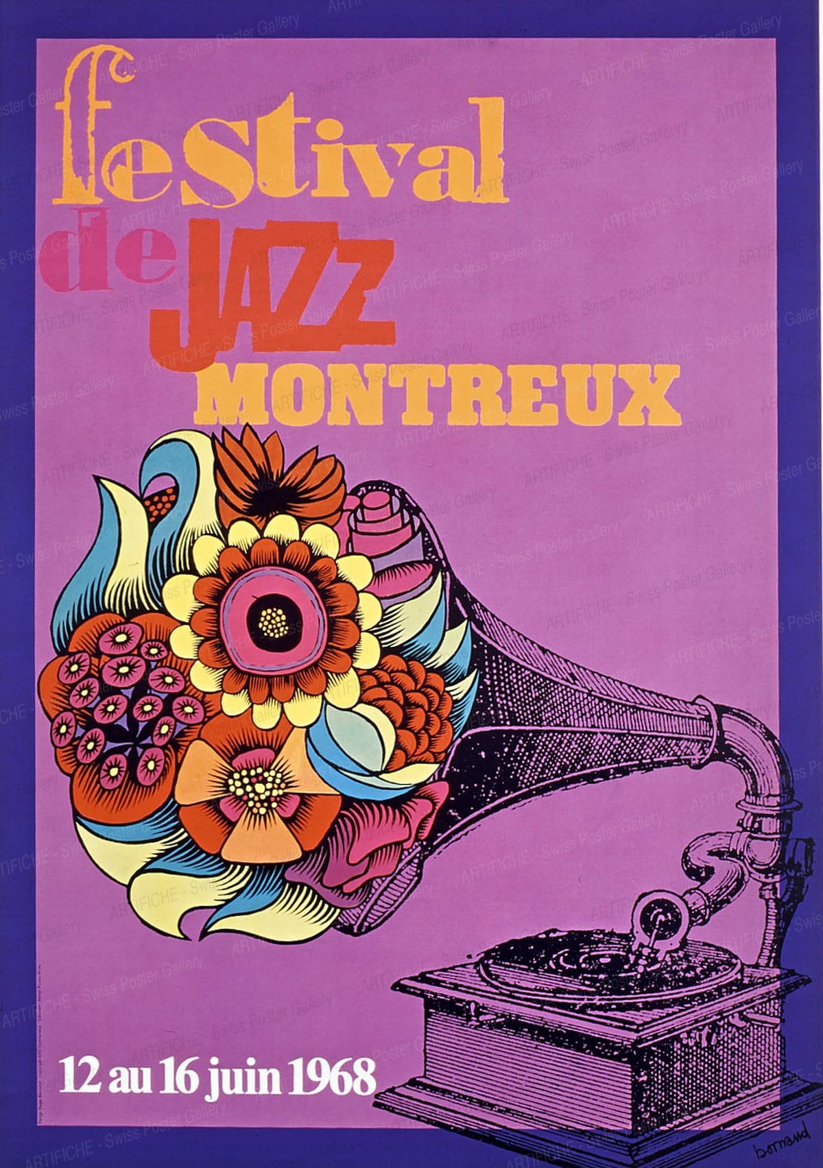 Festival de Jazz Montreux – 12 au 16 juin 1968, Roger Bornand