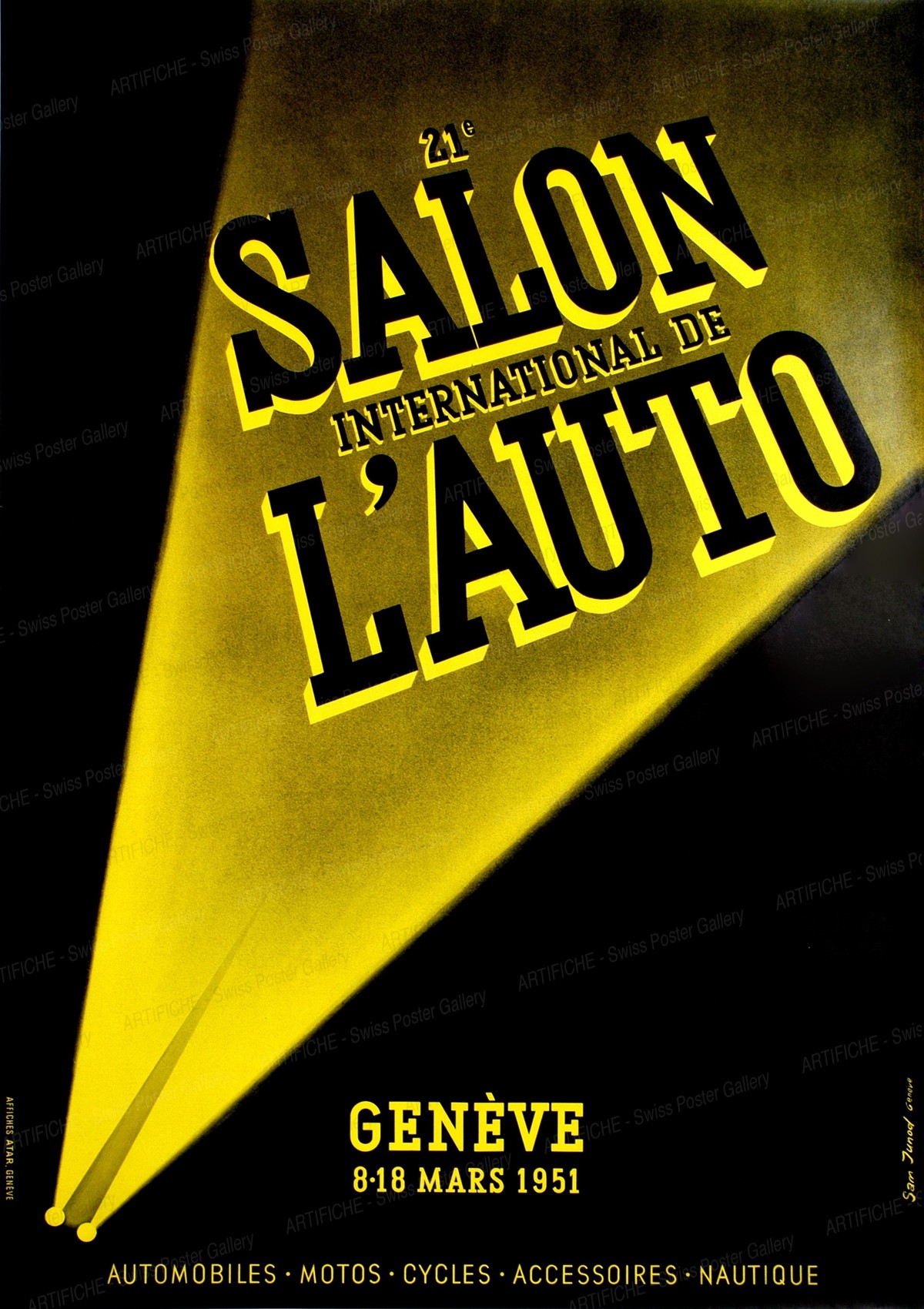 21e Salon International de l’Auto Genève 1951, Samuel Junod