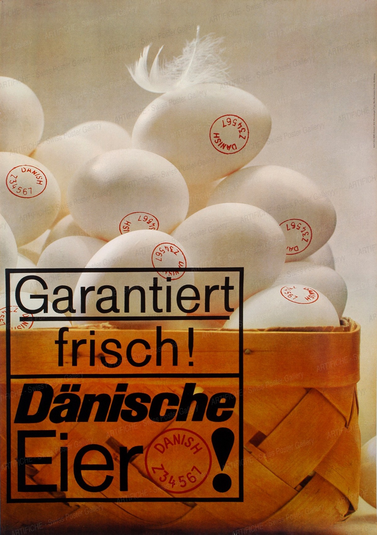Garantiert frisch – Dänische Eier !, Willi - Photo: Buchmann Max Wermelinger