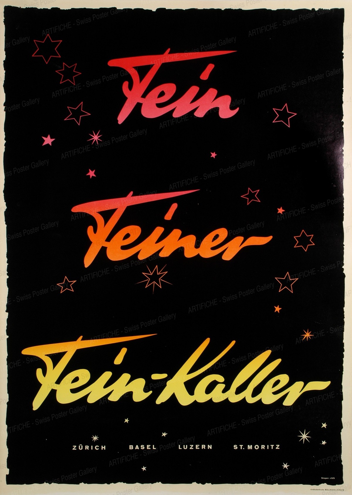 Fein – Feiner – Fein-Kaller Fashion Store, Monogram JUS