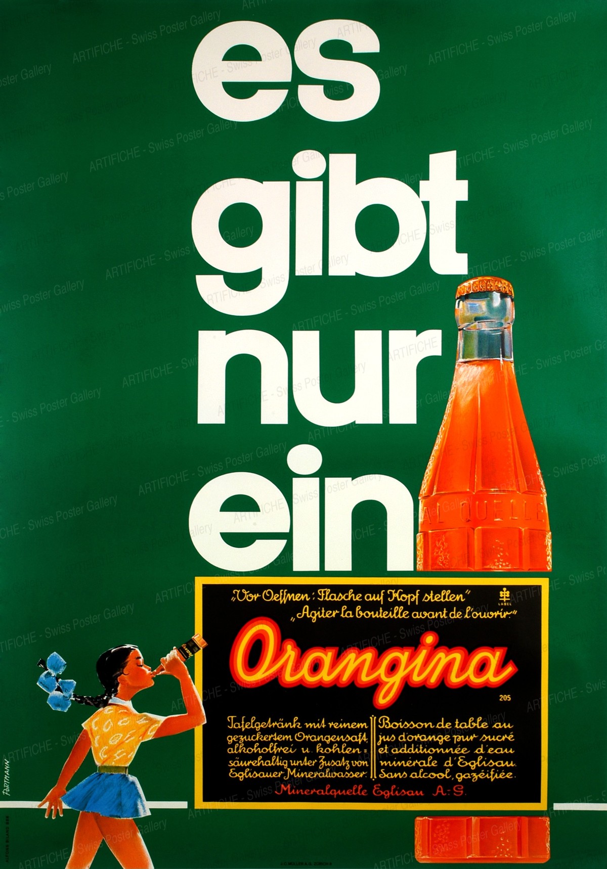 Es gibt nur ein Orangina, Hans Biland Agency / Portmann