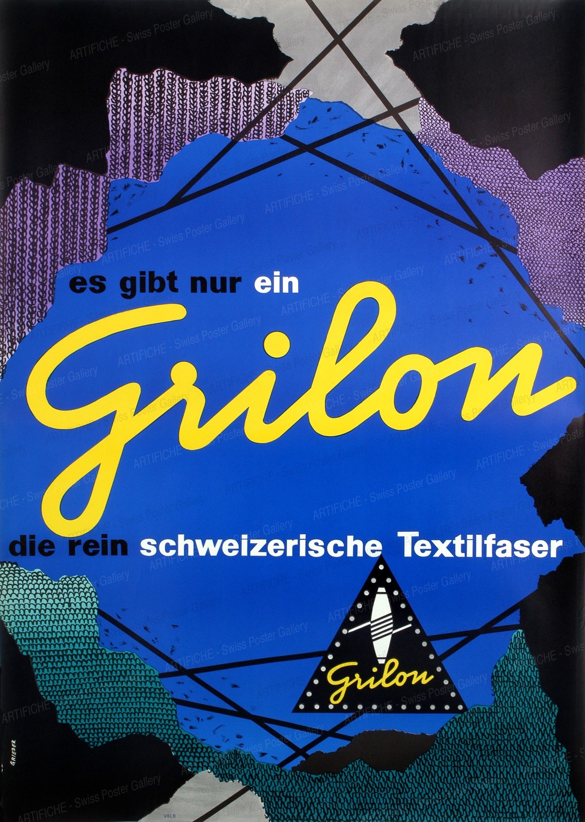 Grilon – es gibt nur ein GrilonSchweiz. Textilfaser, Walter Grieder