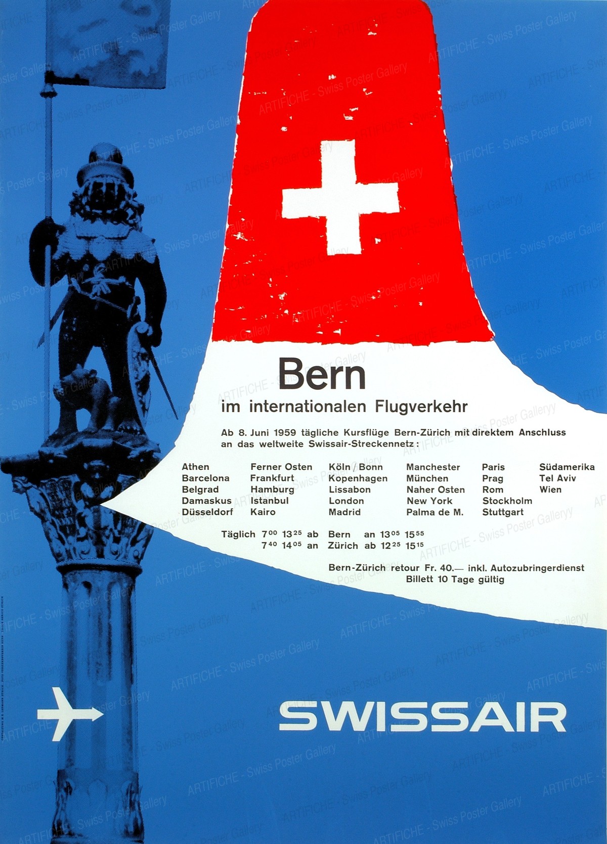 SWISSAIR Bern – Zürich, M.E. Leemann