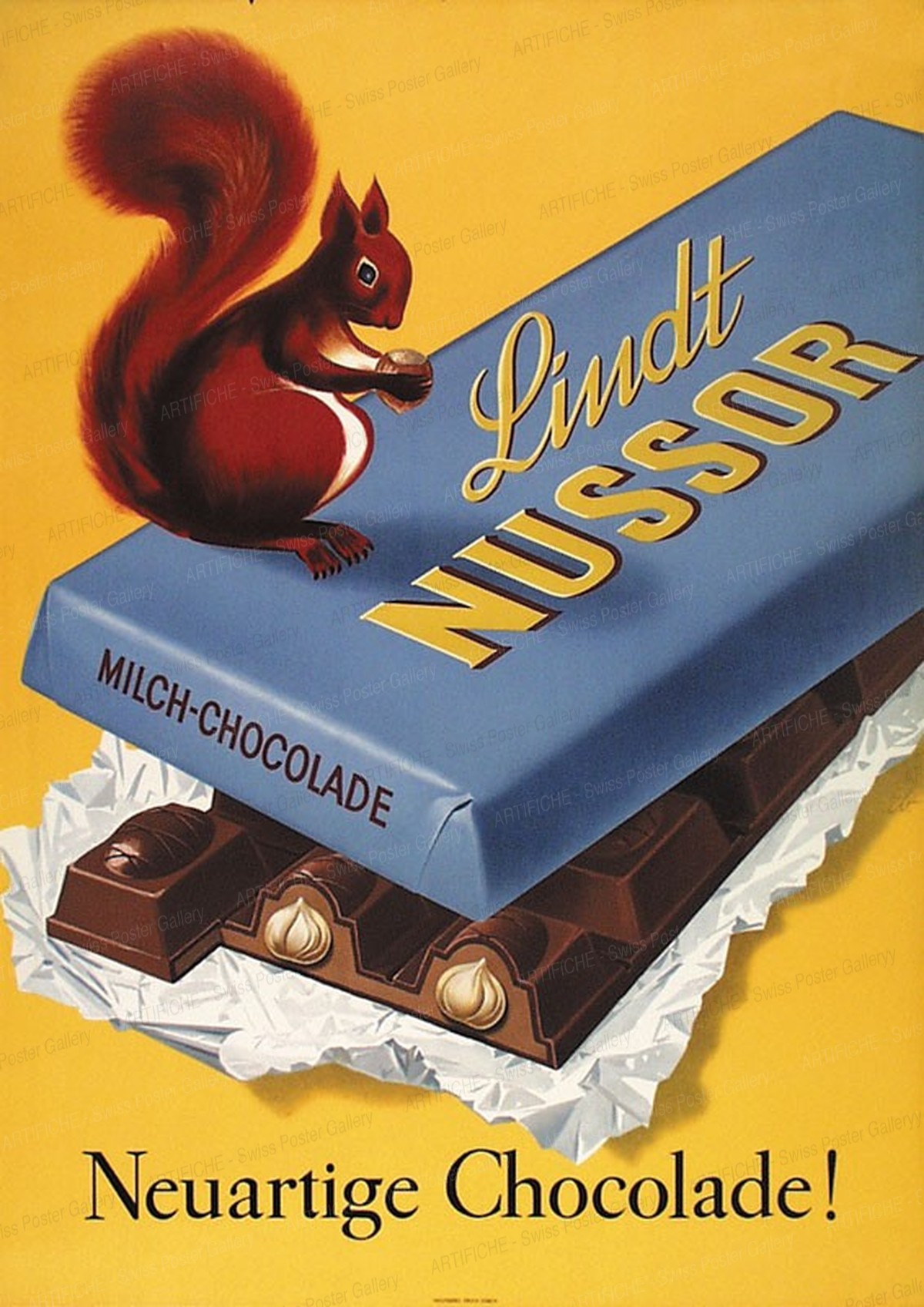 Lindt NUSSOR – Neuartige Chocolade!, Emil Ebner