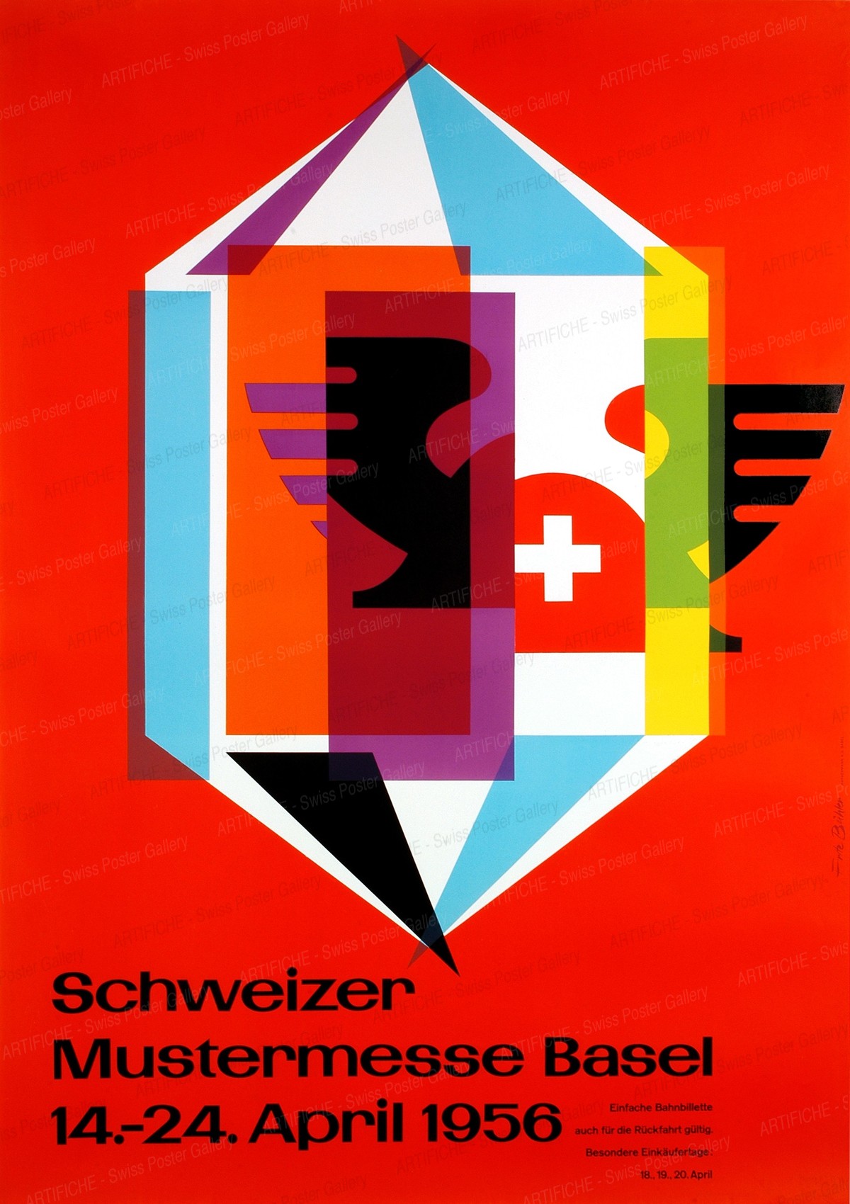Schweizer Mustermesse Basel 14. – 24. April 1956, Fritz Bühler
