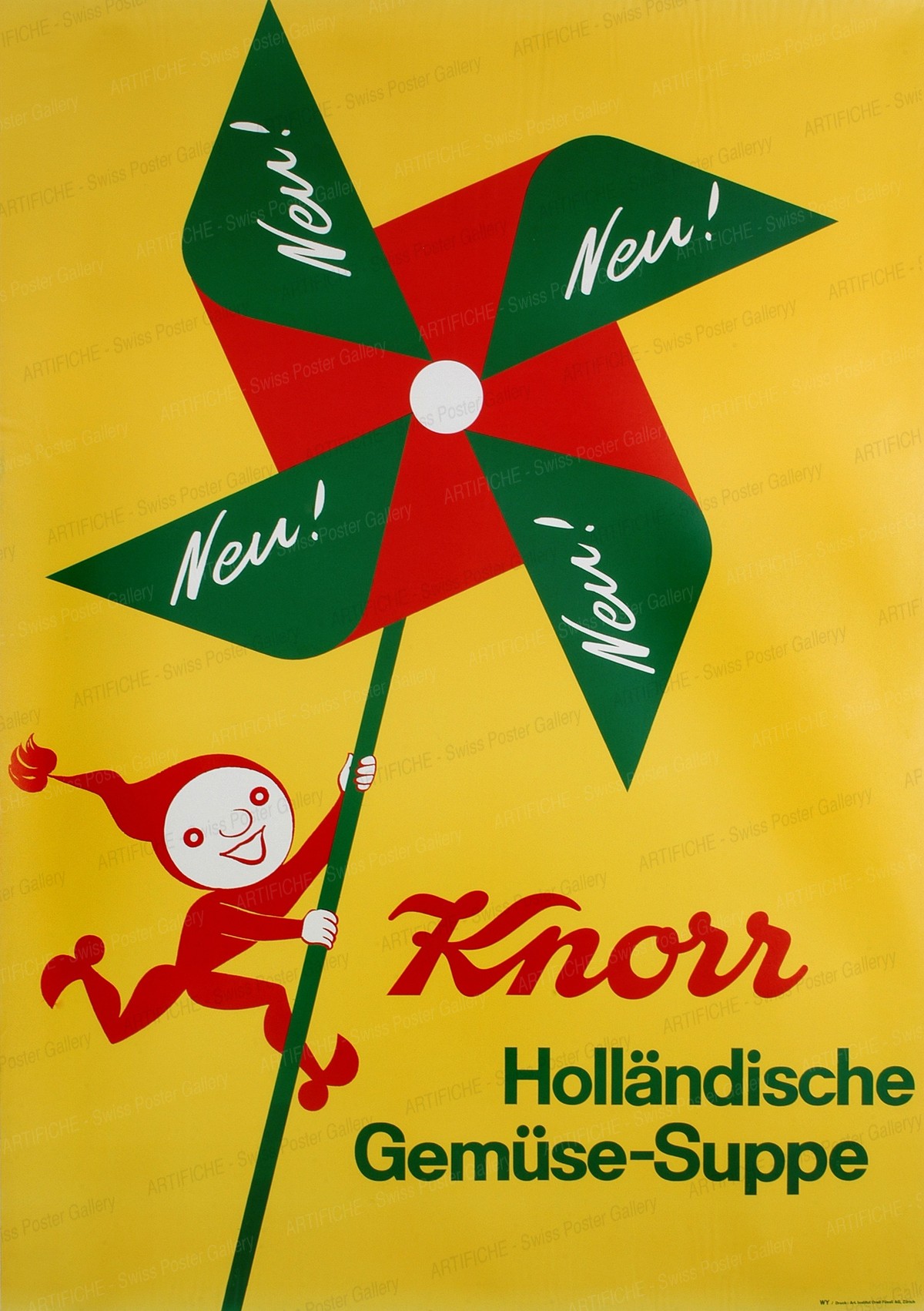 Knorr Holländische Gemüsesuppe, Monogram WY