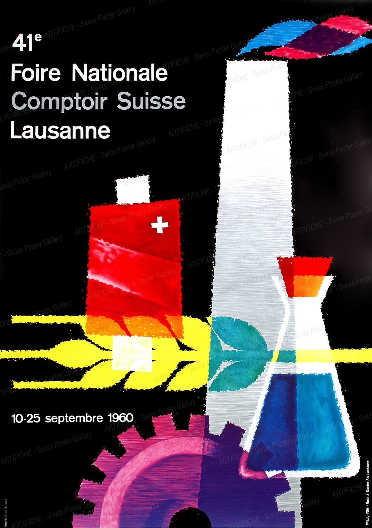 41e Foire National Comptoir Suisse Lausanne 10 – 25 Septembre 1960, Ernest Witzig