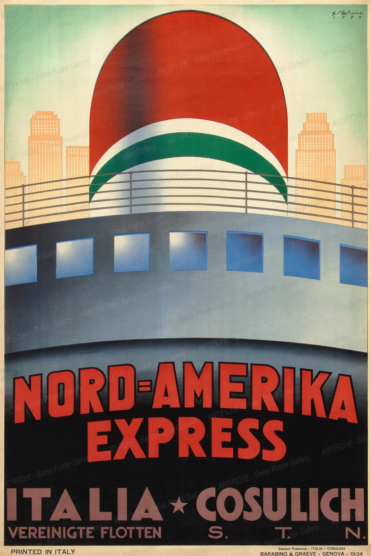 North America Express – Italy – Cosulich, Giovanni Patrone