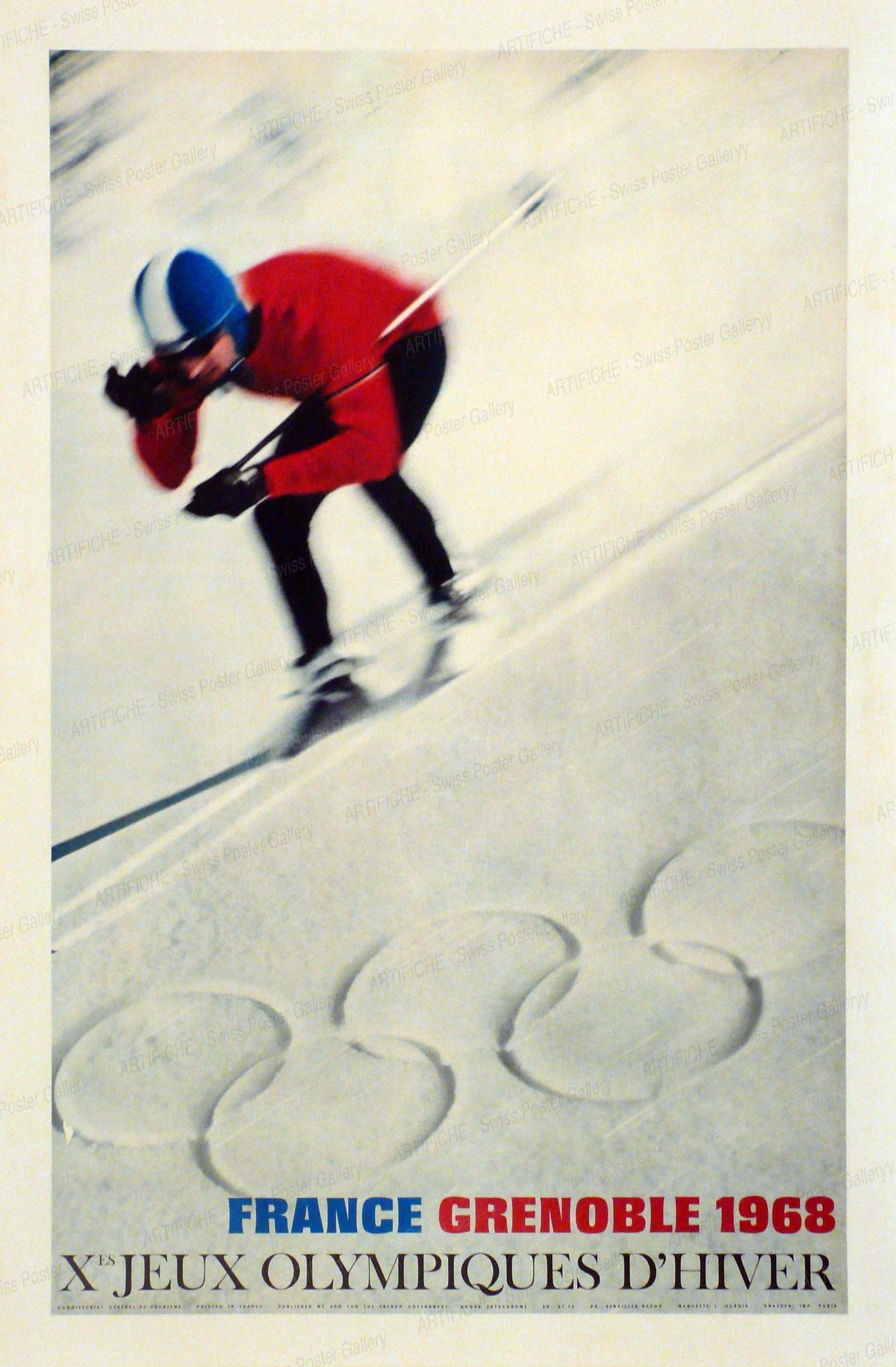 Olympic Winter Games Grenobles 1968, Jean (Photo: Serailler-Rapho) Dubois