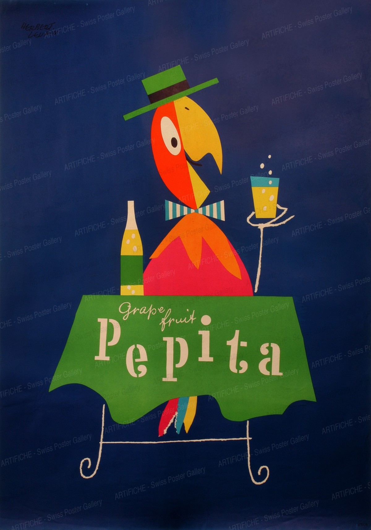 Pepita Soft Drink, Herbert Leupin