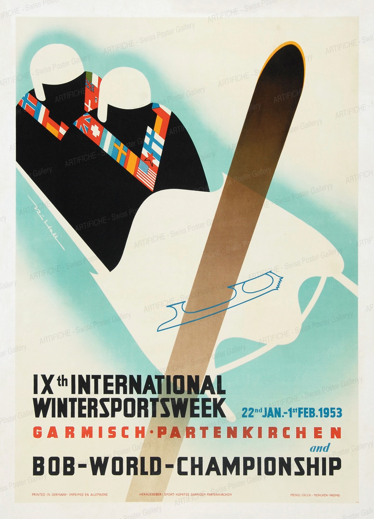 IXth International Wintersportsweek – BOB-WORLD-CHAMPIONSHIP 1953, Rüdiger Halt