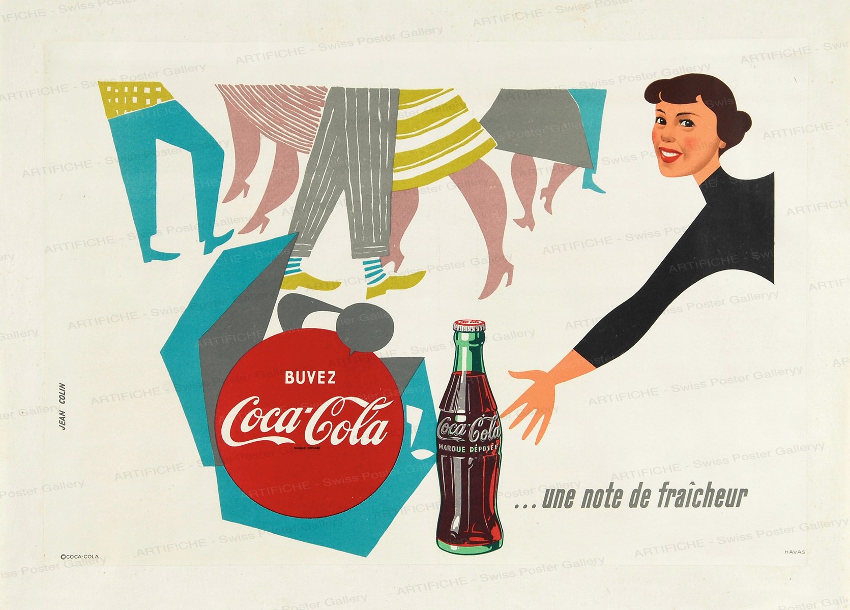 Coca-Cola… refreshing, Jean Colin