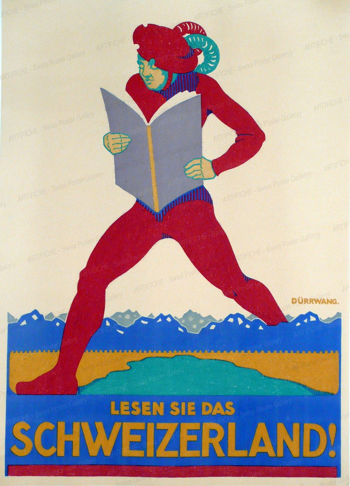 read „Das Schweizerland“, Rudolf Dürrwang