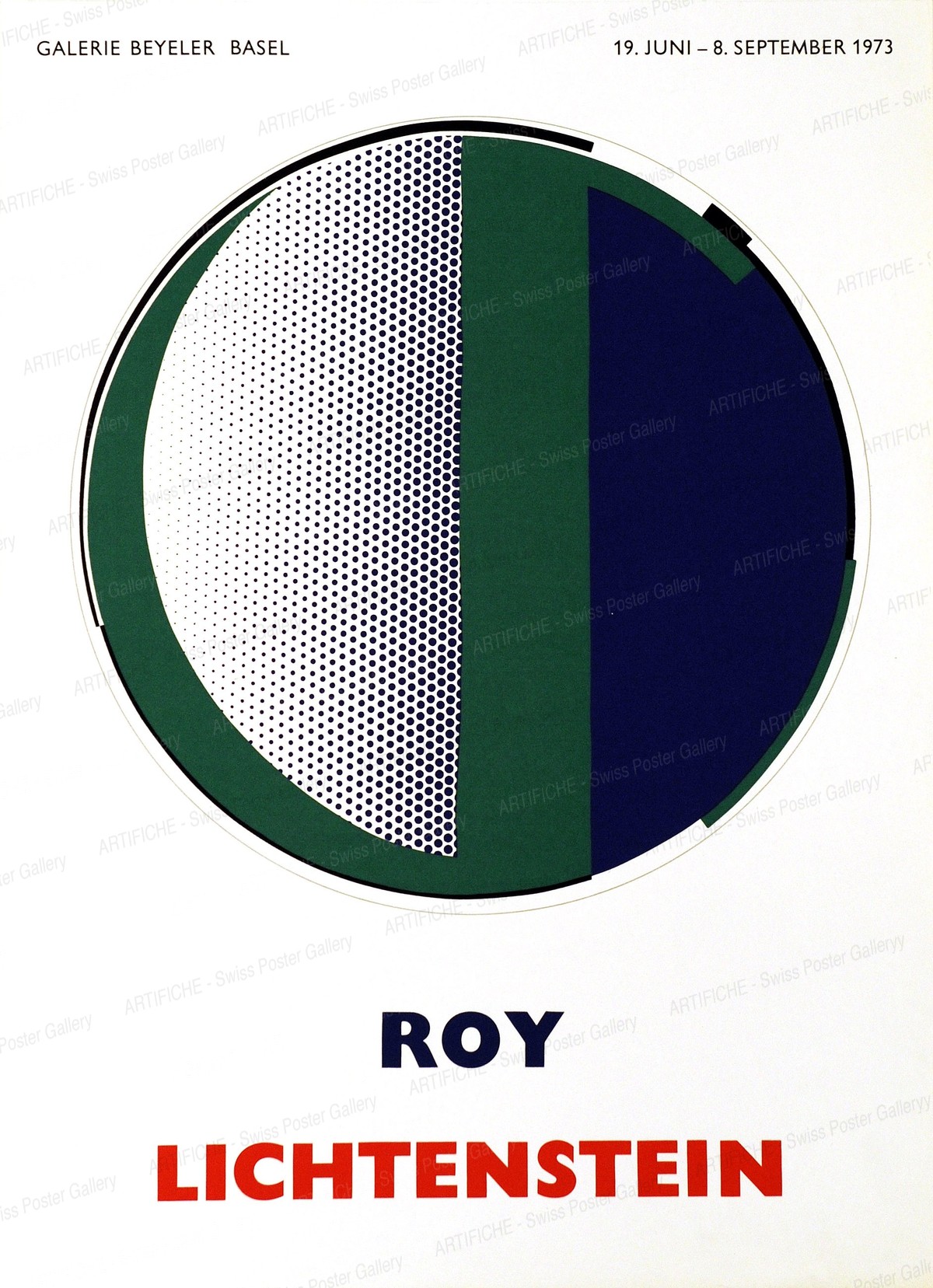 ROY LICHTENSTEIN – Galerie Beyeler Basel, Roy Lichtenstein