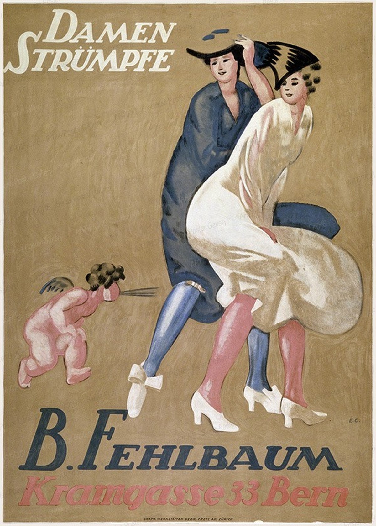 B. Fehlbaum Berne – Ladies’ stockings, Emil Cardinaux