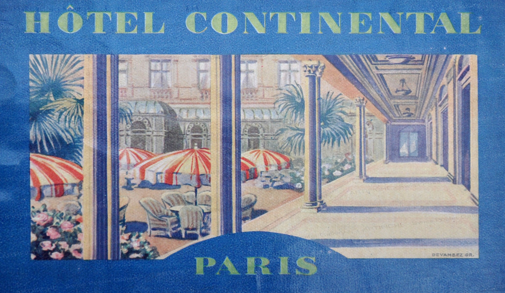 Hotel Continental Paris, Artist unknown