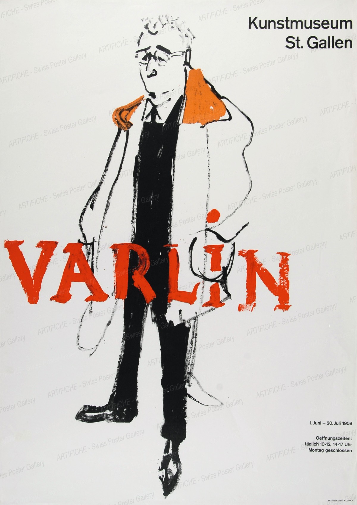 Kunstmuseum St. Gallen – VARLIN, Varlin (Guggenheim, Willy, 1900-1977)