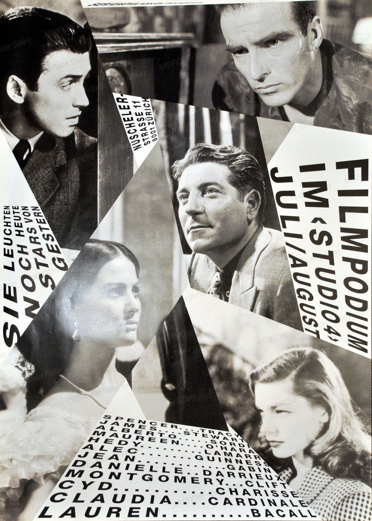 Zurich Filmpodium – Stars of yesterday, Ralph Schraivogel