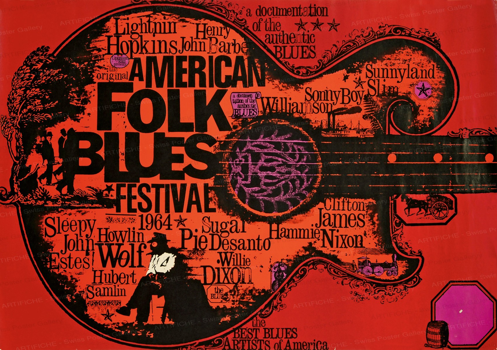 American Folk Blues Festival 1964, Michel & Kieser